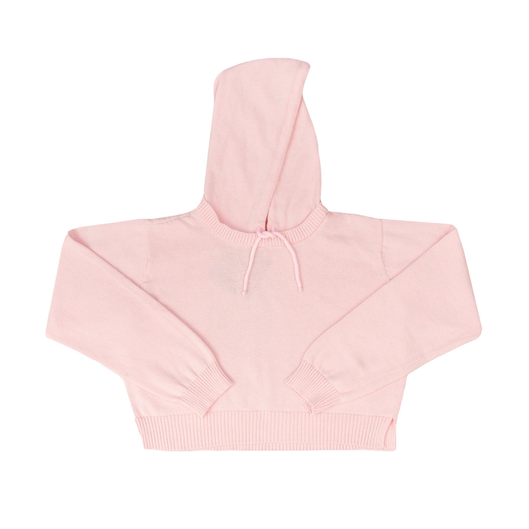 Hope Hoodie Sweater - Light Pink Knit