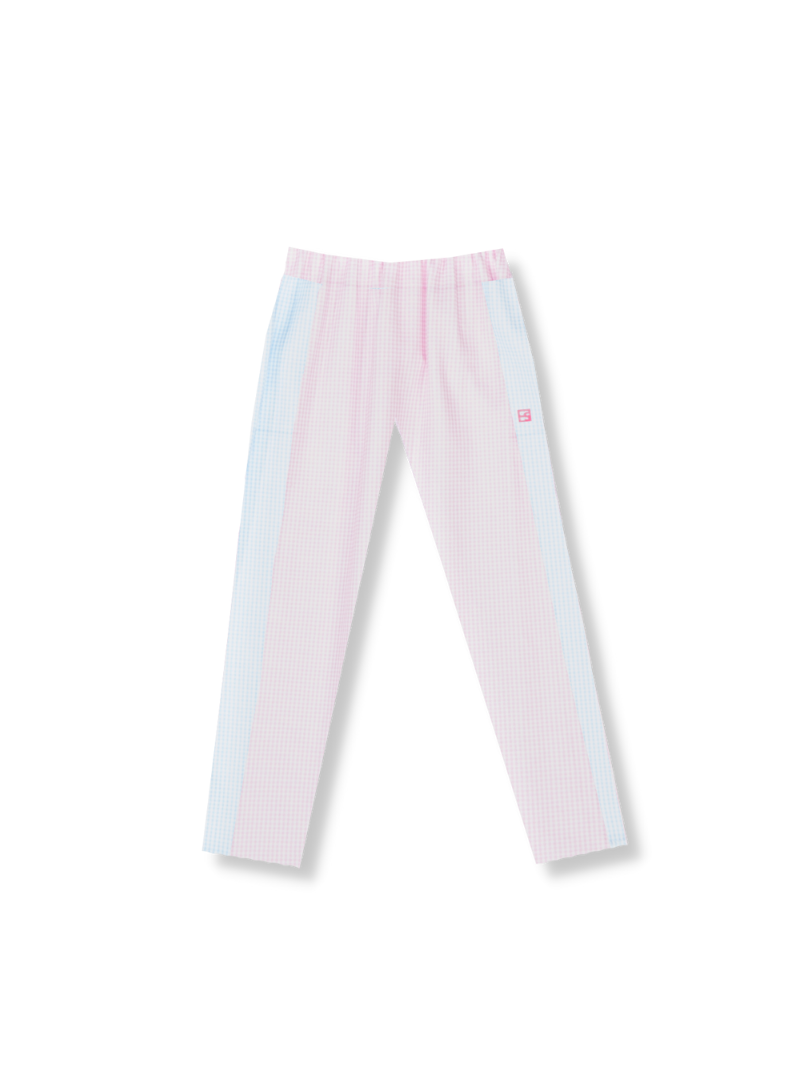 Lila Legging - Cotton Candy Pink and Cotton Candy Blue Minigingham