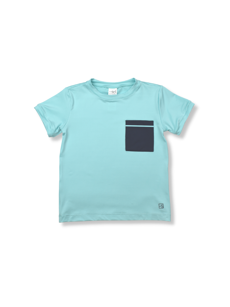 Charlie Basic T - Turq/Navy