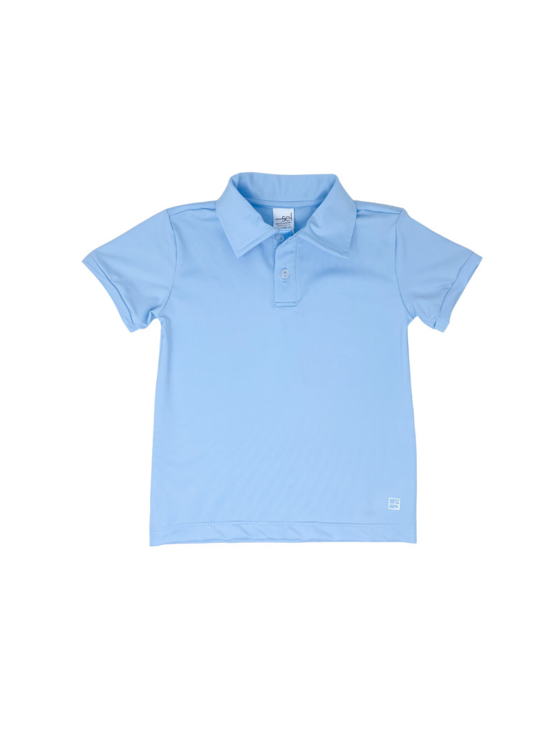 Parker Polo - Cotton Candy Blue Athleisure