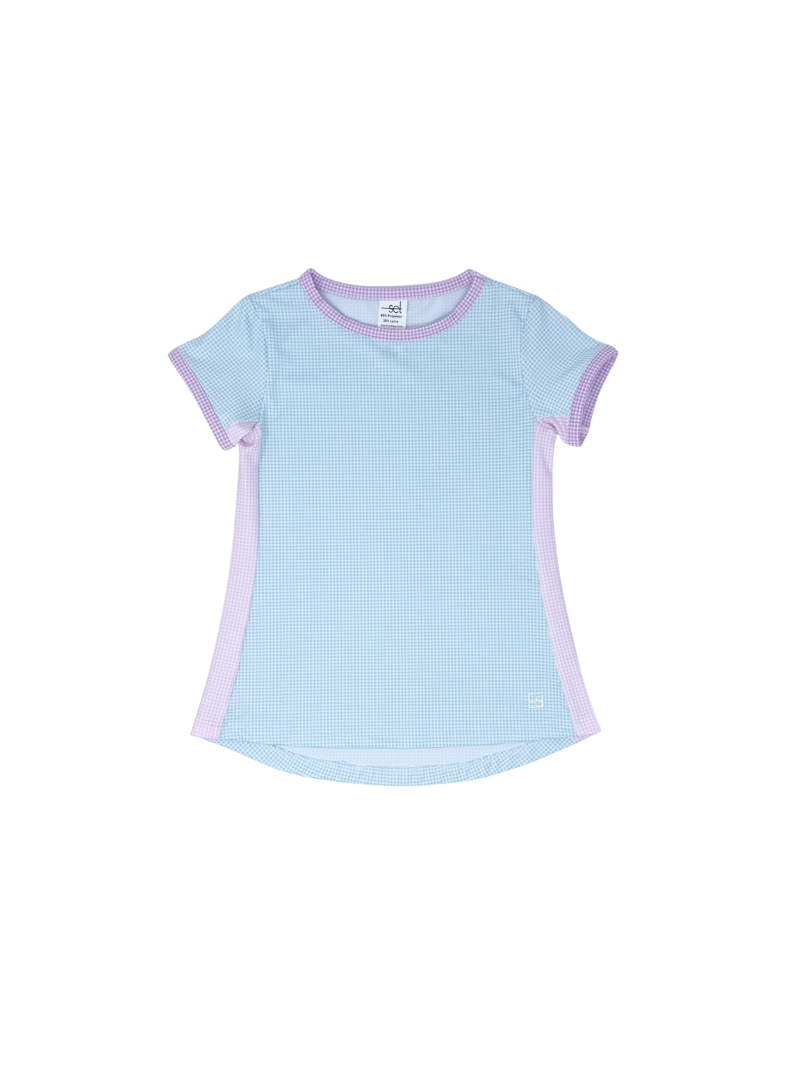 Bridget Basic T - Cool Mint / Petal Purple / Cotton Candy Pink Minigingham