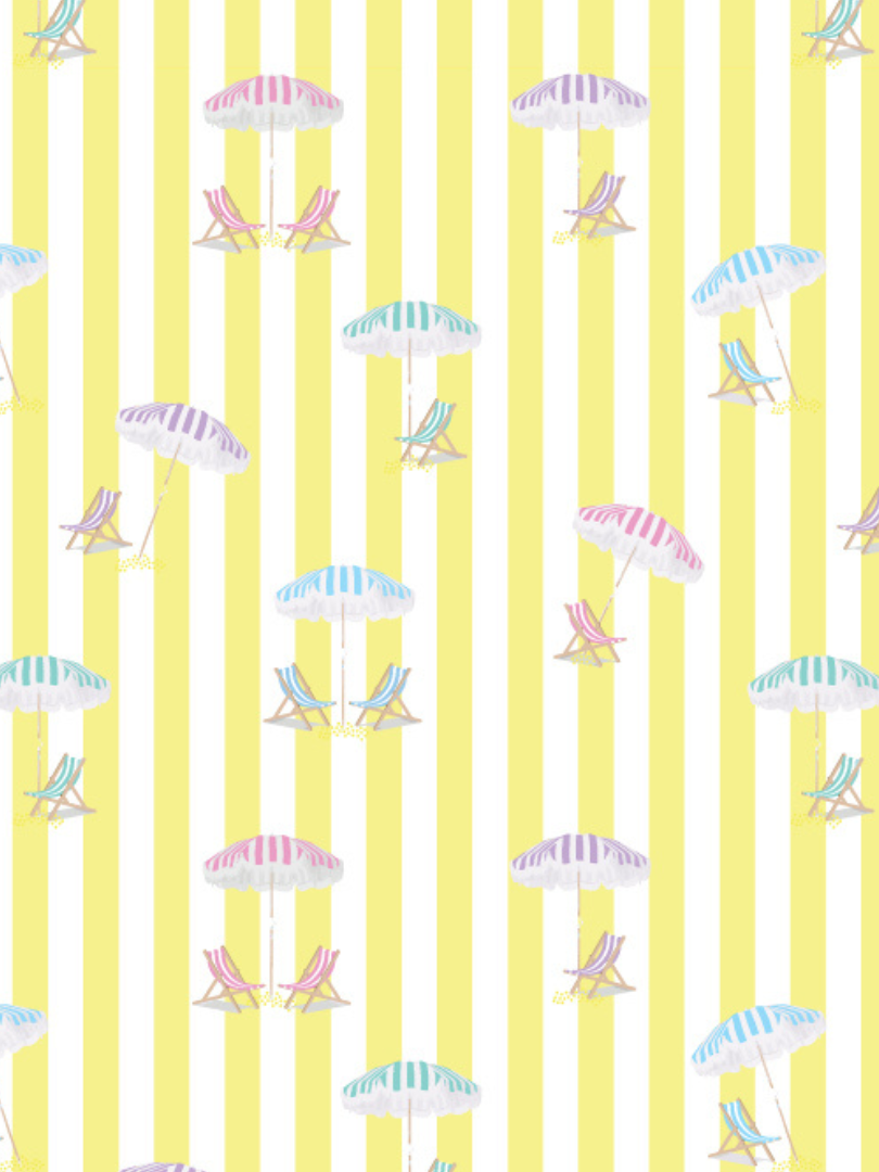 Sarah Swimsuit - Seaside Shade / Cotton Candy Blue Stripe