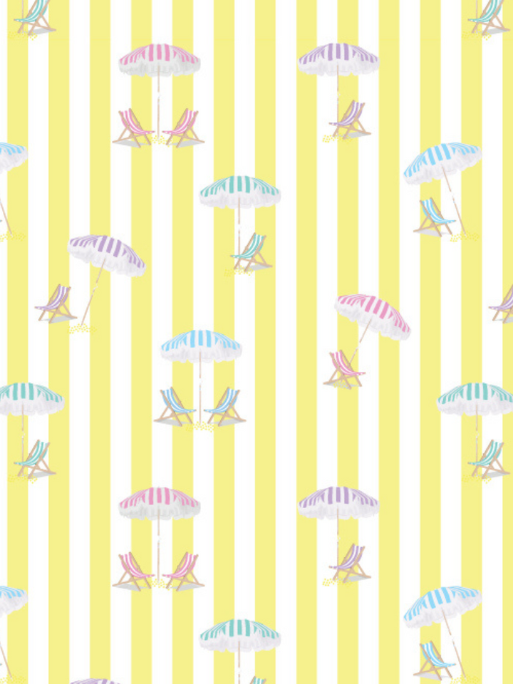 Sarah Swimsuit - Seaside Shade / Cotton Candy Blue Stripe