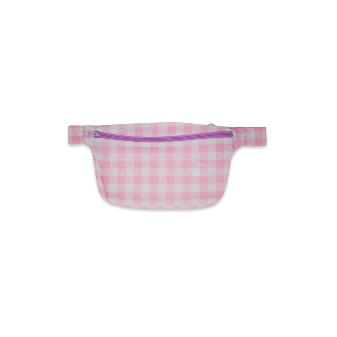 Fanny Pack - Cotton Candy Pink Buffalo Check