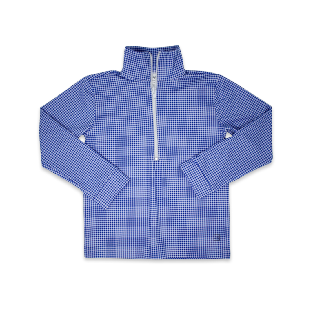 Henry Half Zip - Resort Royal Minigingham