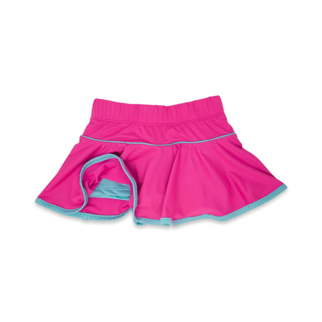 Quinn Skort - Power Pink, Totally Turquoise