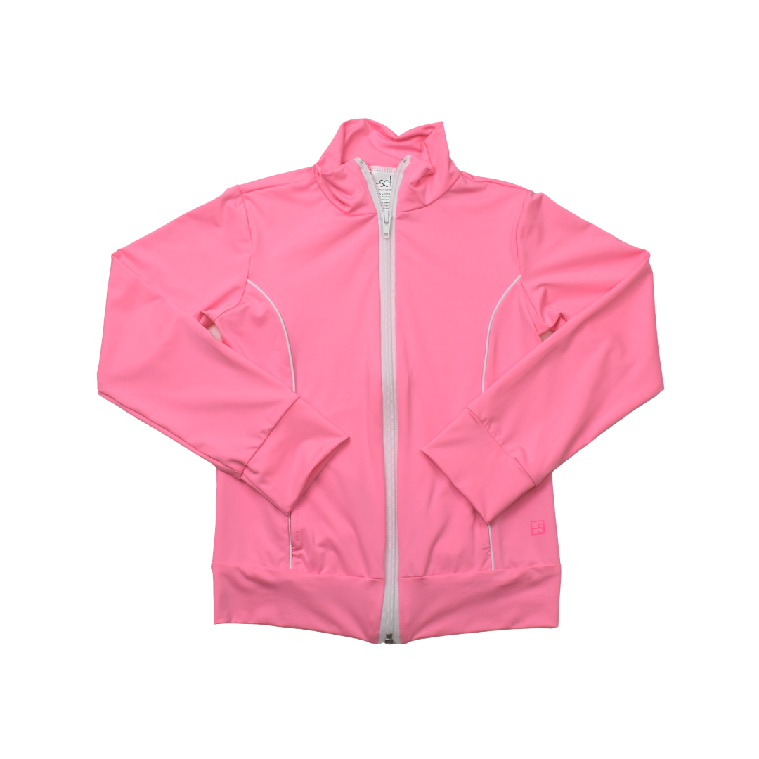 Juliet Jacket - Flamingo Pink, Pure Coconut