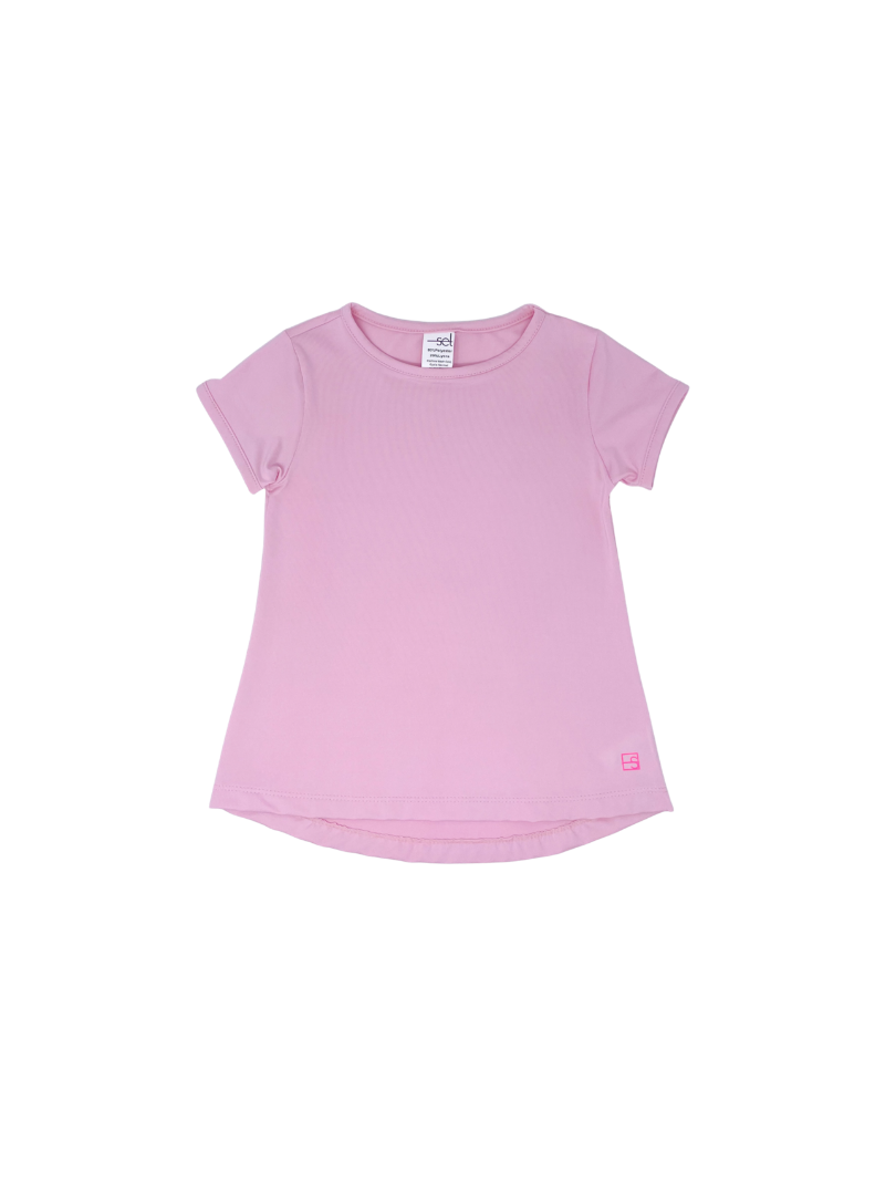 Bridget Basic T - Cotton Candy Pink Athleisure