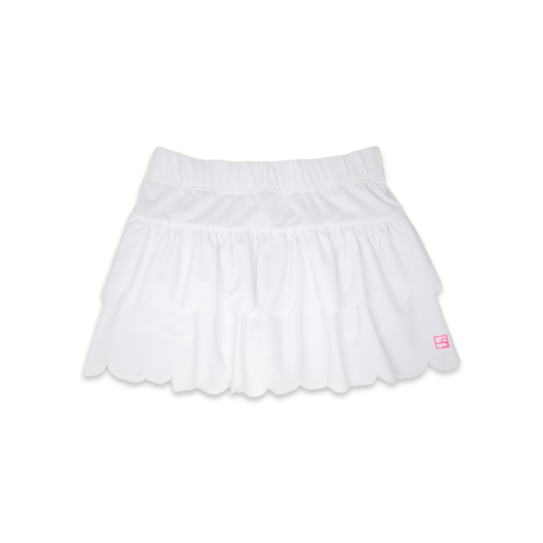 Sally Tier Skirt - Pure Coconut