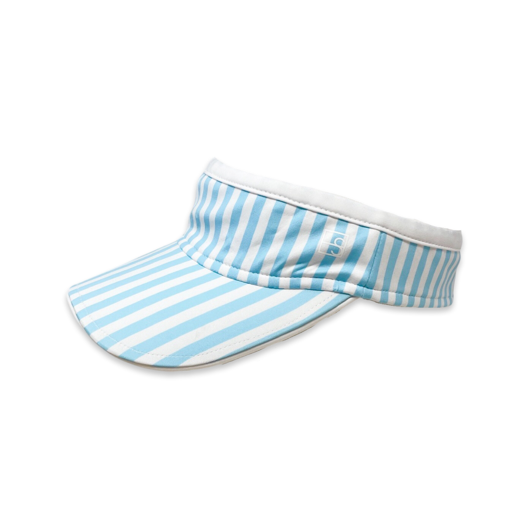 Vacay Visor - Blue Sunny Day Stripes