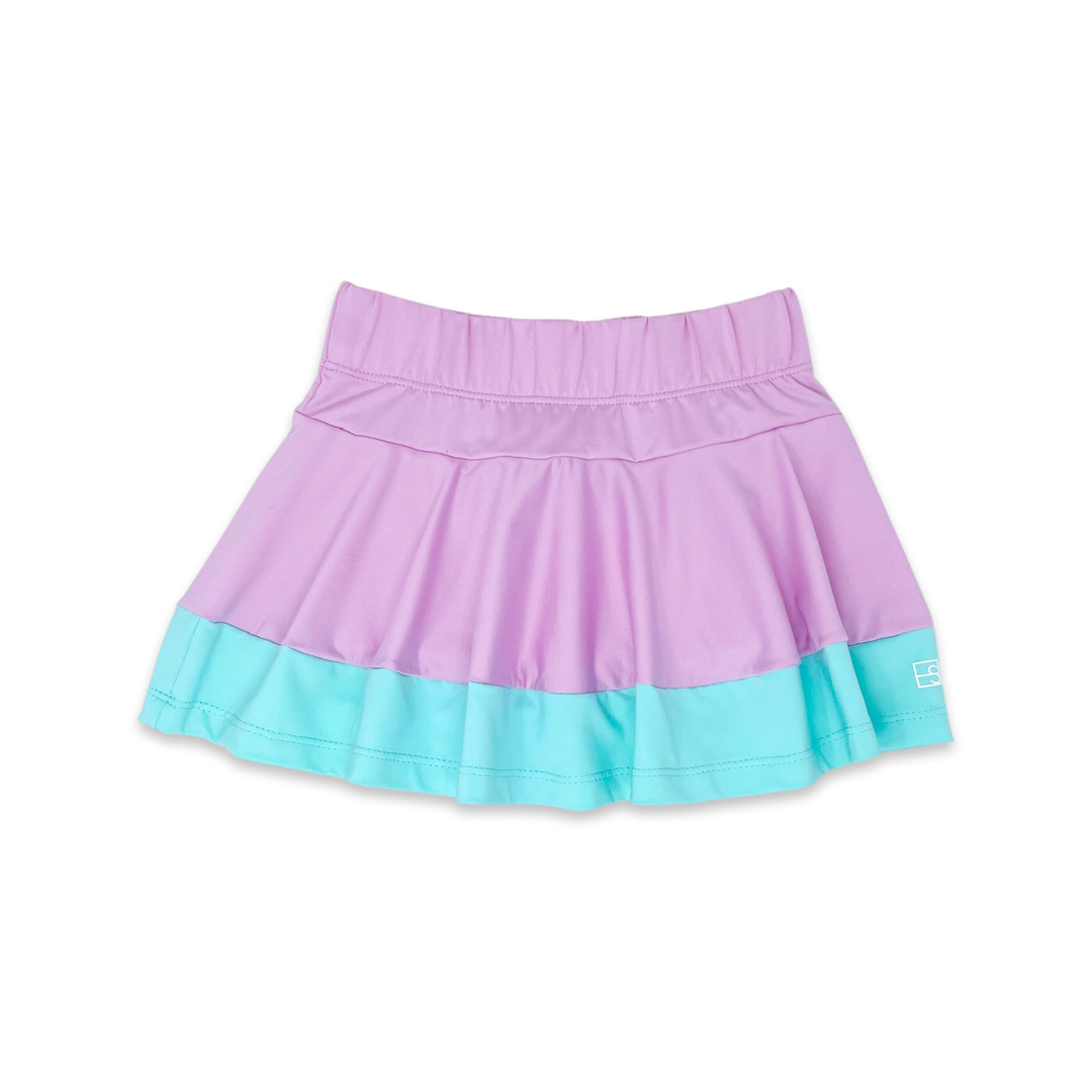 Amber Skort - Petal Purple, Totally Turquoise