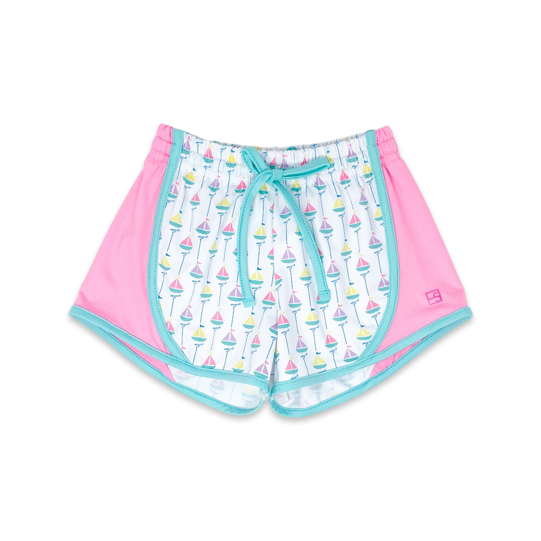 Elise Short - Seaside Sails, Flamingo Pink, Totally Turquoise