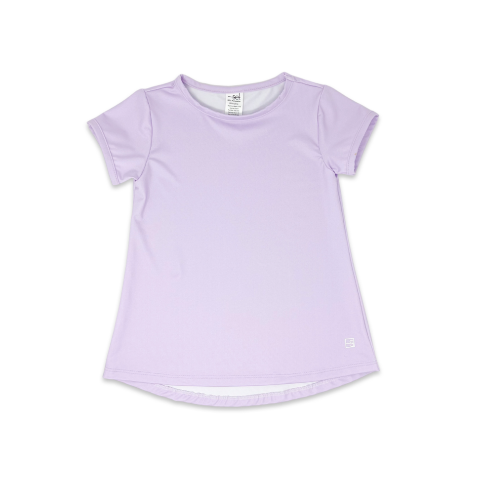 Bridget Basic Tee - Petal Purple