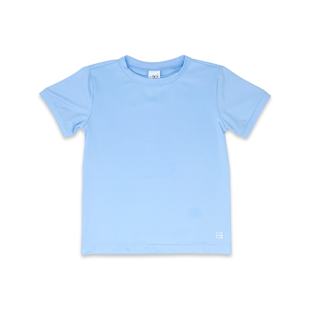 Bradley Basic Tee - Cotton Candy Blue