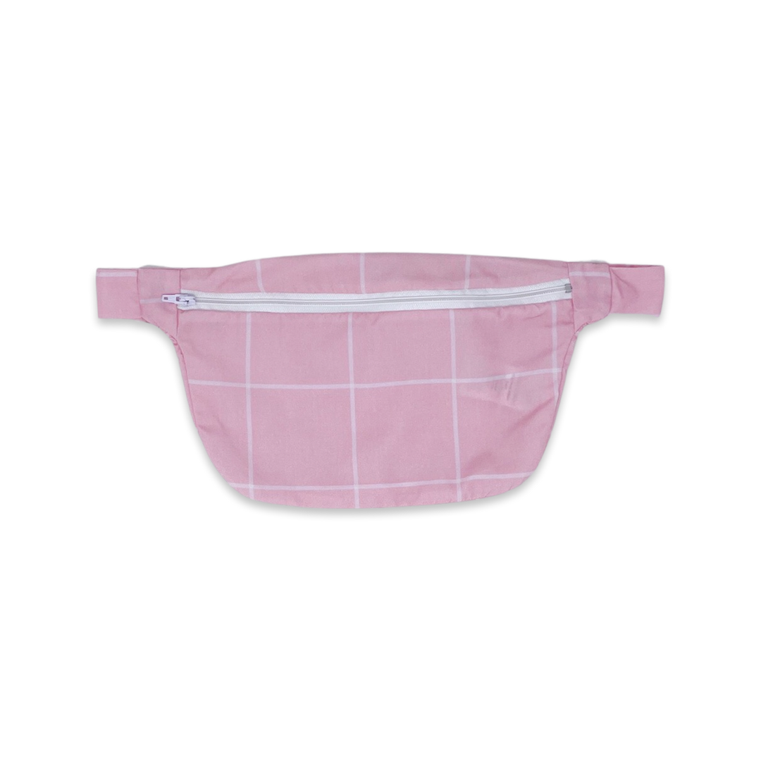 Fanny Pack - Pink Windowpane