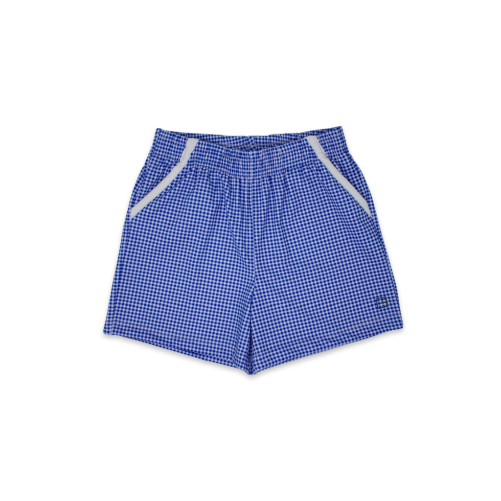 Nathan Short - Resort Royal Minigingham, Pure Coconut