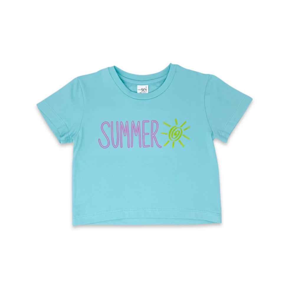 Totally Tee - Totally Turquoise Knit, Summer