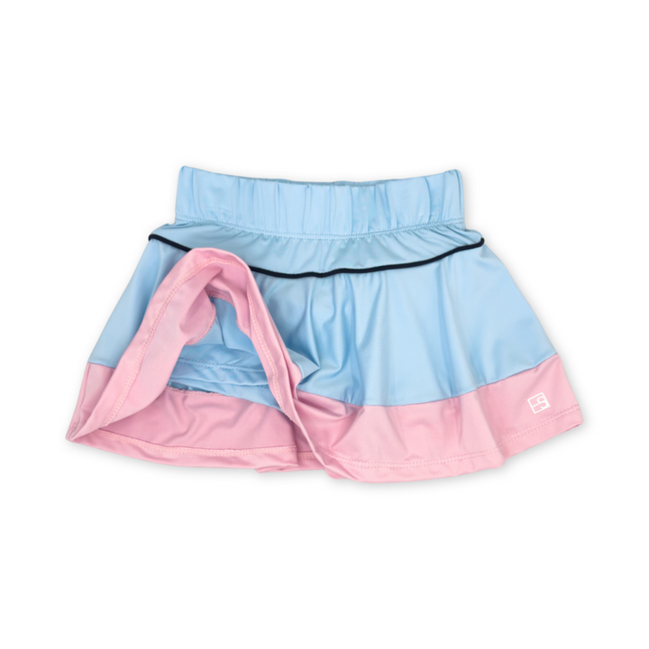 Amber Skort - Cotton Candy Blue, Cotton Candy Pink