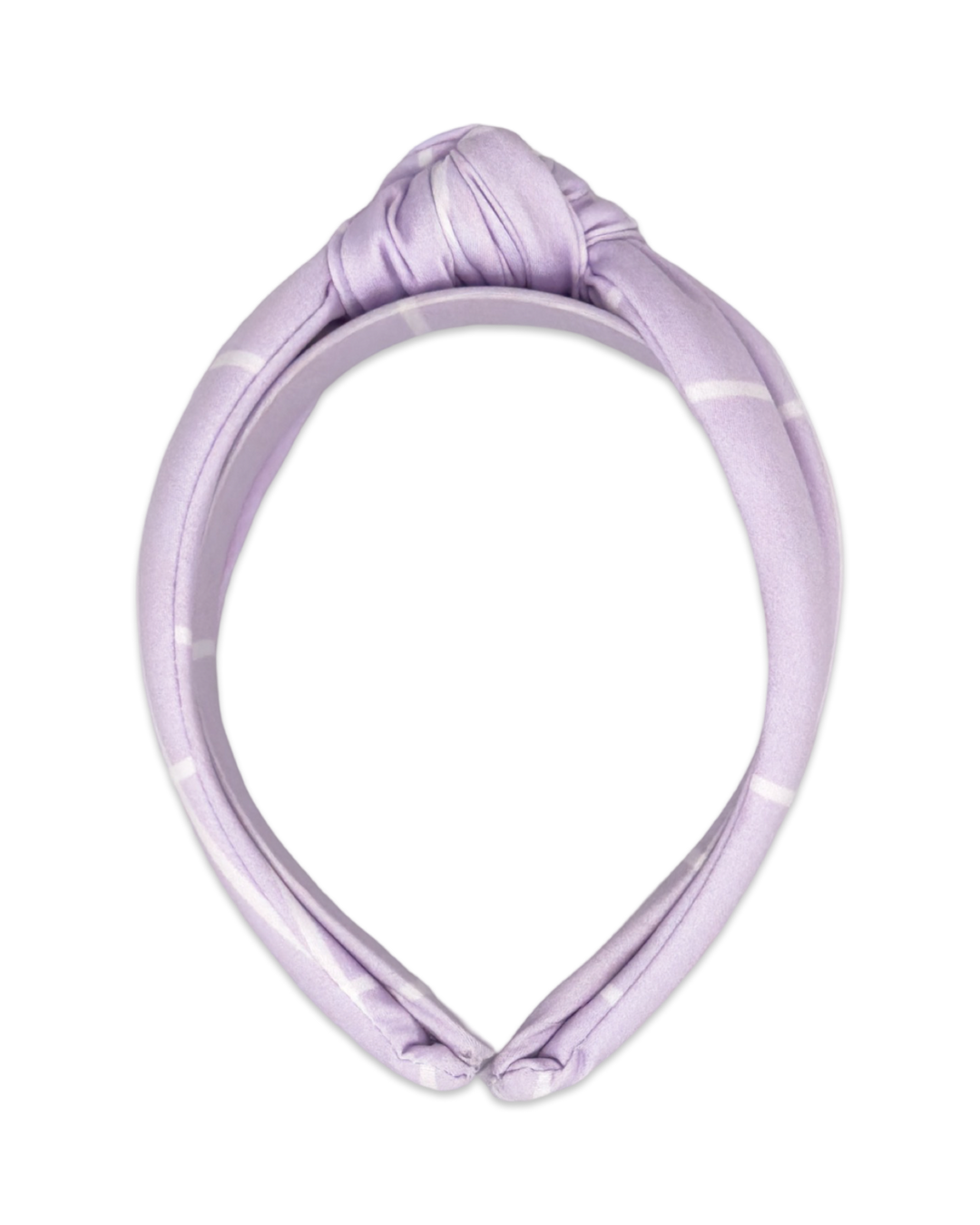 Kate Knot Headband - Petal Purple Willington Windowpane