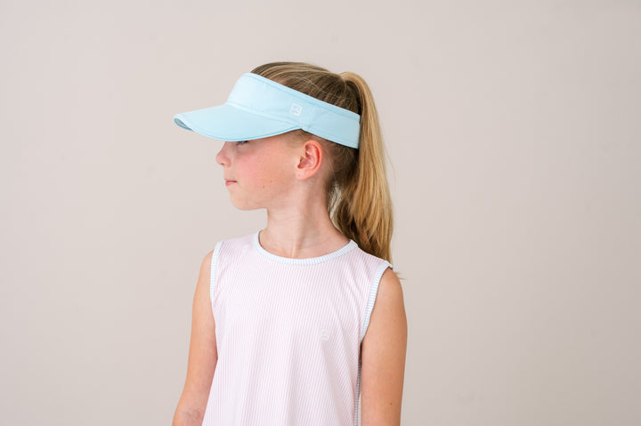 Vacay Visor -  Cotton Candy Blue