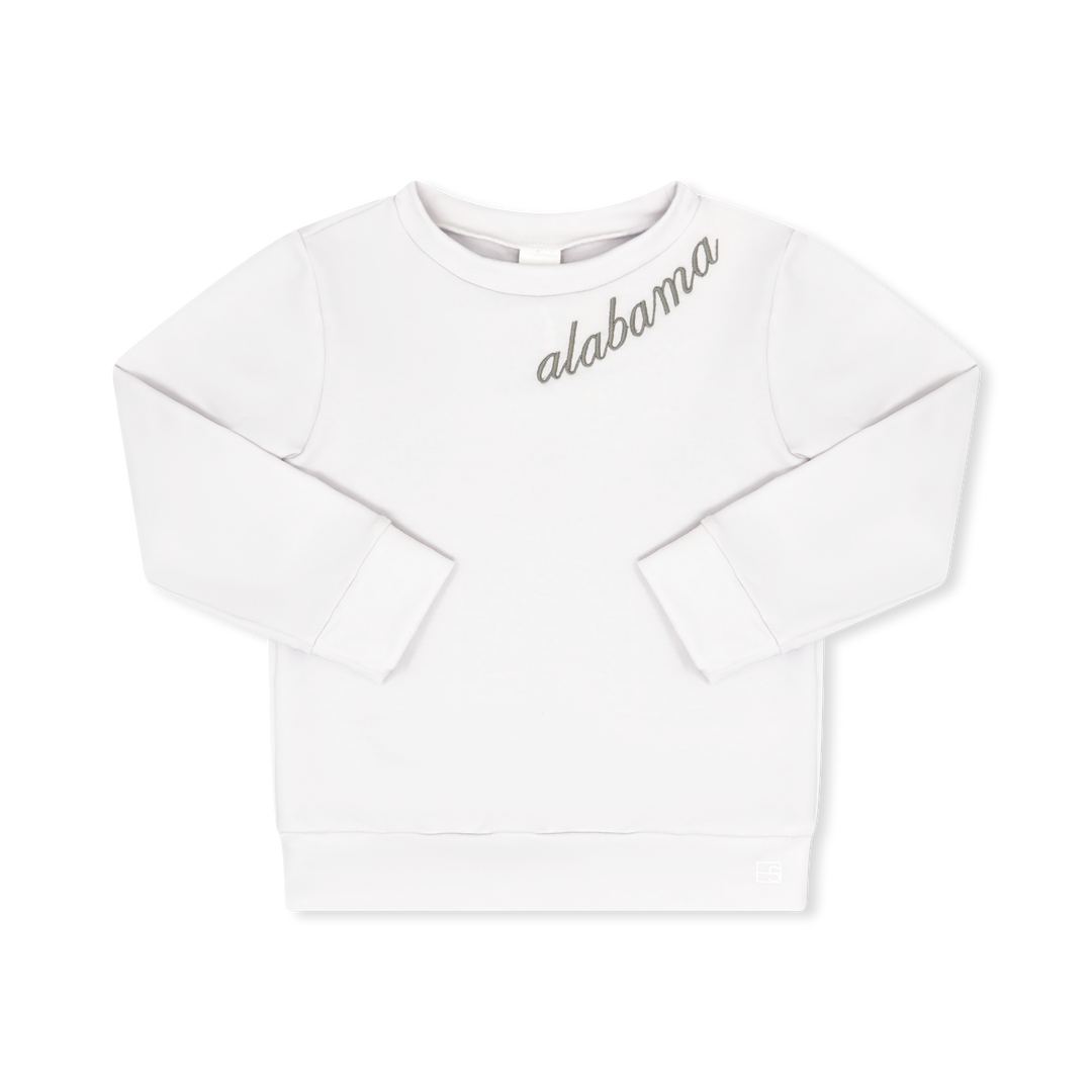 Alex Sweatshirt - Pure Coconut, Alabama