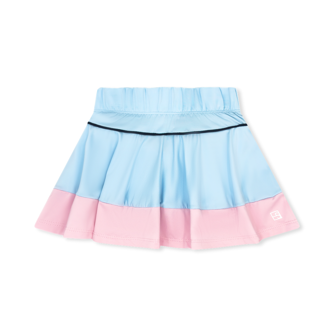 Amber Skort - Cotton Candy Blue, Cotton Candy Pink