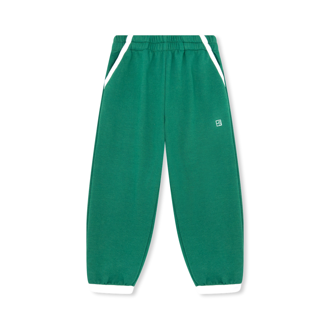 Beloved Banded Pant - Augusta Green, Pure Coconut