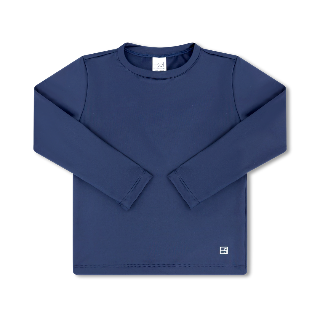 Bradley Basic T Long Sleeve - Nantucket Navy