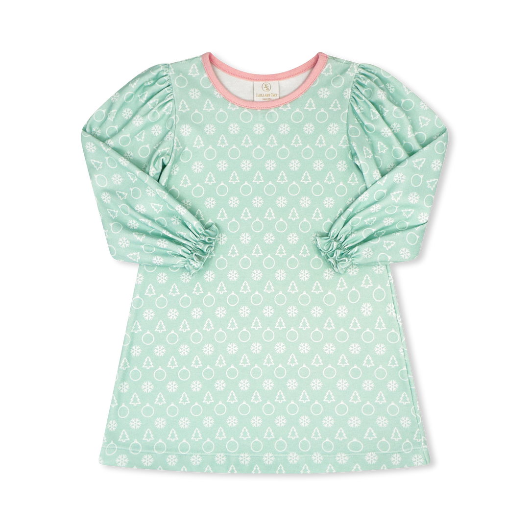 Faith Dress Long Sleeve - Very Merry, Cotton Candy Pink