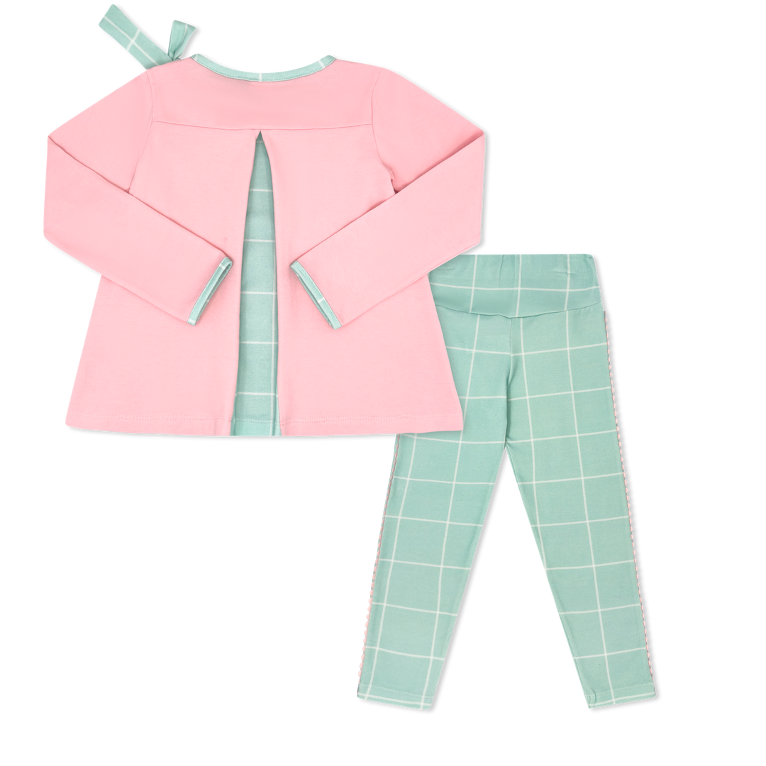 Madeline Legging Set - Powder Pink, Mint For Fun