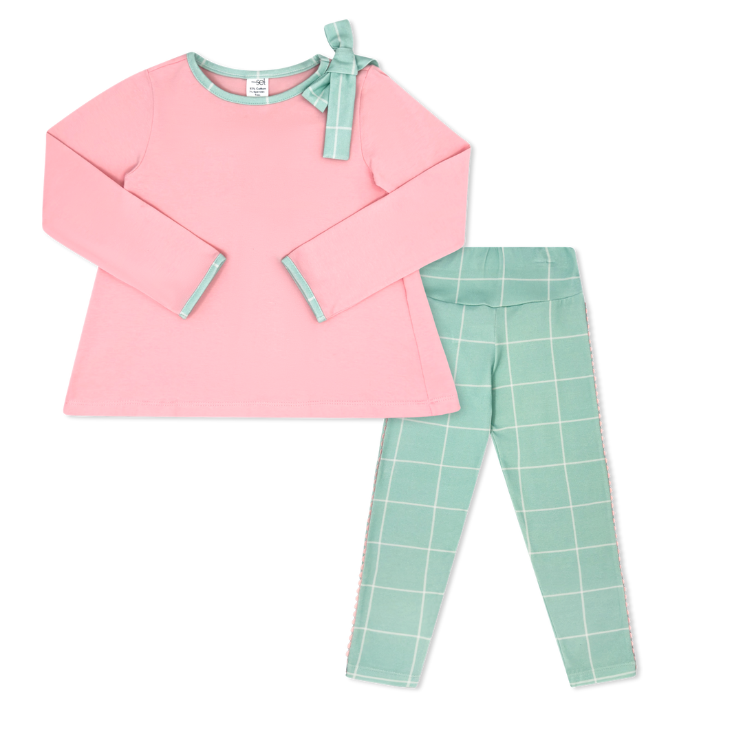 Madeline Legging Set - Powder Pink, Mint For Fun