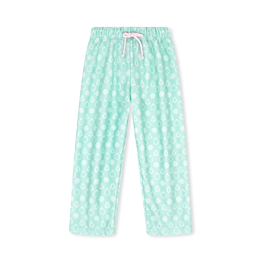 Poppy Pajama Pant - Tree Print, Cotton Candy Pink