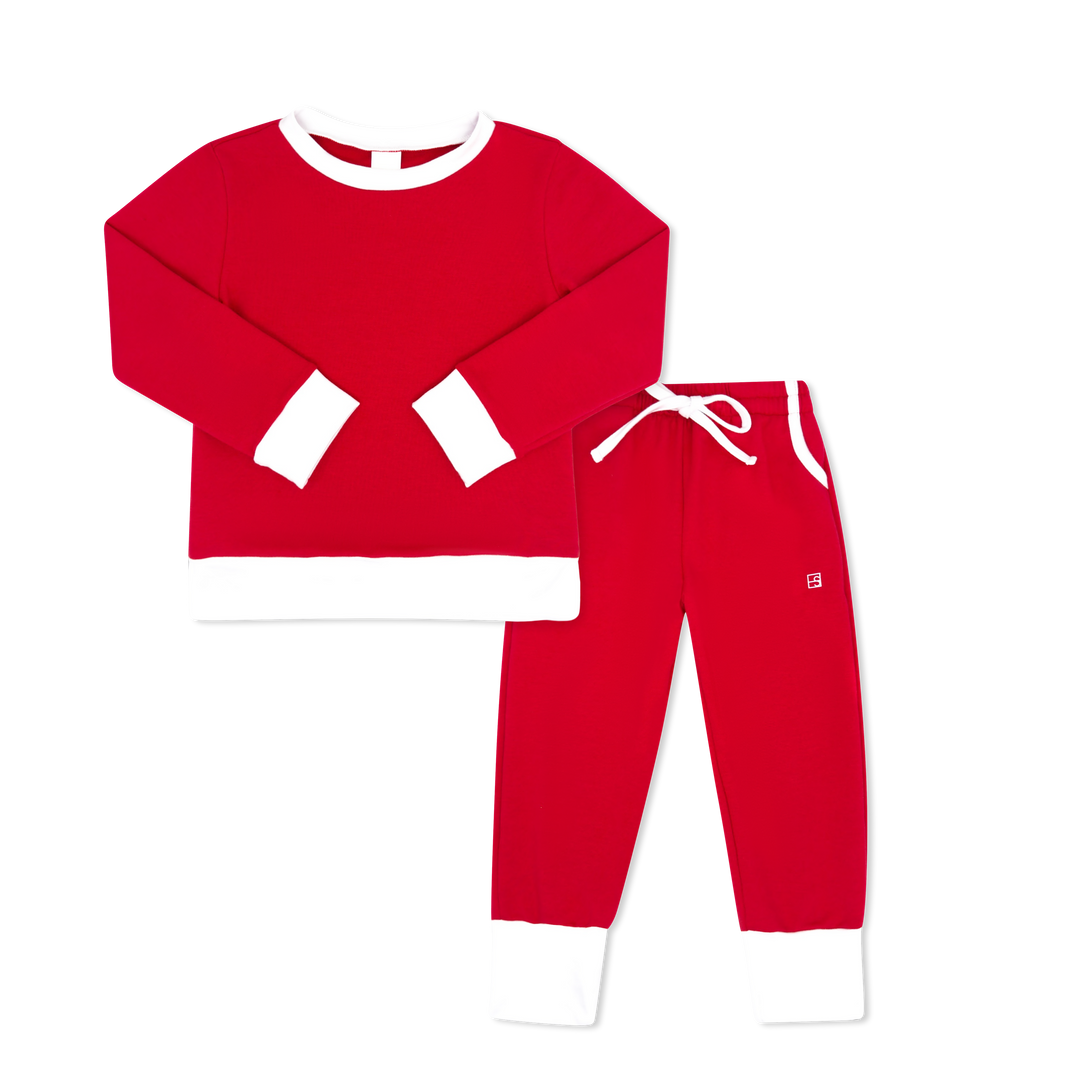 River Jogger Set - Rover Red, Pure Coconut