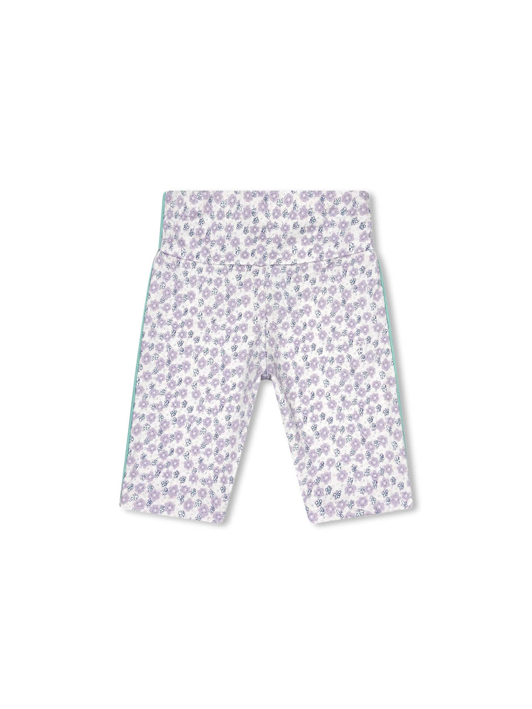 Beth Biker Short - Blissful Blooms, Totally Turquoise