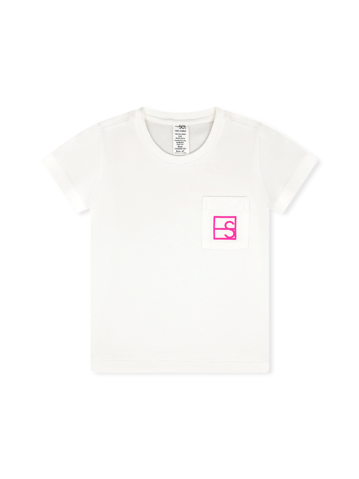 Totally Tee - Pure Coconut, Power Pink SET