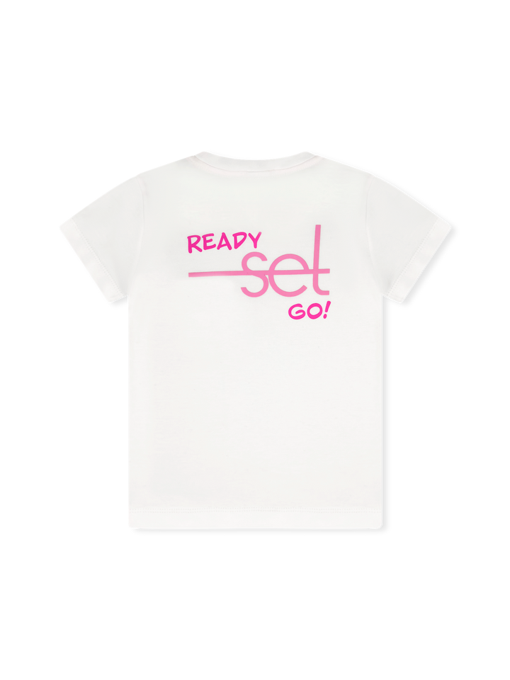 Totally Tee - Pure Coconut, Power Pink SET